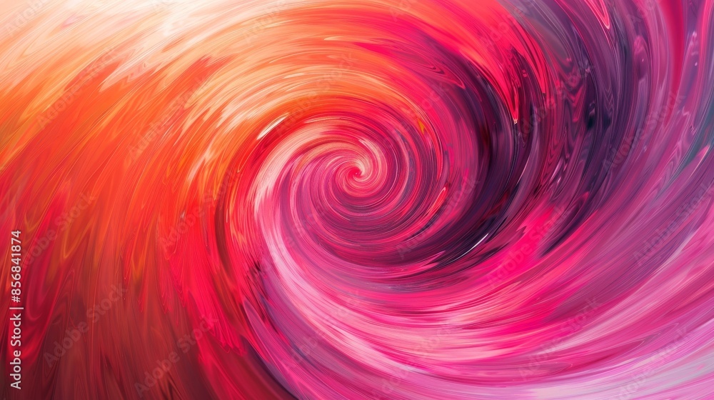Poster dynamic abstract background featuring vibrant swirling patterns in shades of orange and pink, creati