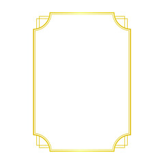 gold border frame.eps