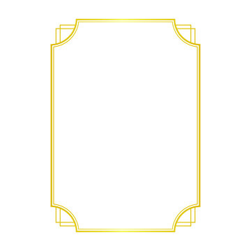 gold border frame.eps