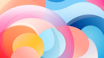 Obraz premium Abstract background with colorful circles. Vector illustration for your graphic design.