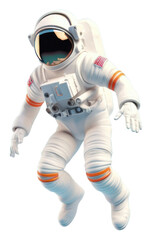 PNG Astronaut space parachuting futuristic.