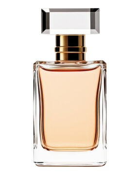 PNG Modern Perfume bottle perfume cosmetics white background.