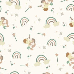kids seamless pattern vector illustration © Nidhi