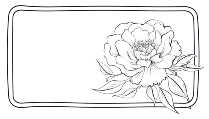 PNG  Drawing sketch flower plant.