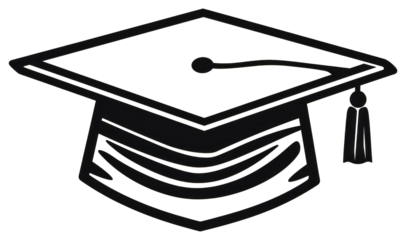 PNG Graduation cap graduation text intelligence.