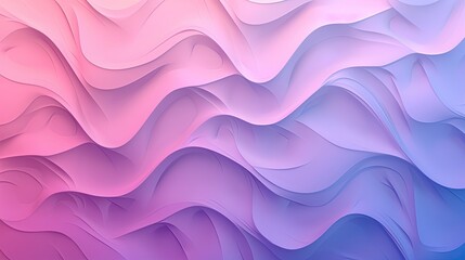 Fototapeta premium abstract 3d pink and purple gradient waves