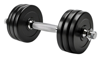 Naklejka premium PNG Dumbbell sports gym white background.