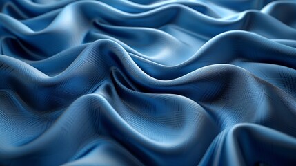 Obraz premium 3D depiction of detailed cloth with microscopic features.