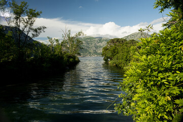 Naklejka premium a trip through Montenegro