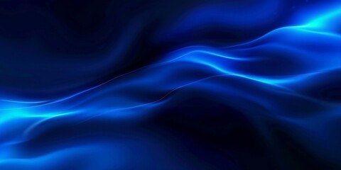 Fototapeta premium Abstract Blue Wavy Background