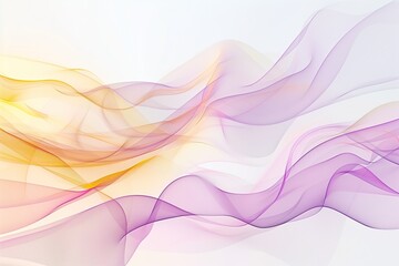 Fototapeta premium abstract colorful wave on white background dynamic flowing lines vibrant