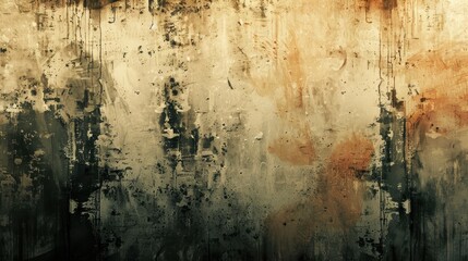 Obraz premium Abstract Grunge Texture with Brown and Black Tones