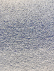 drifts of pure white snow after a snowfall