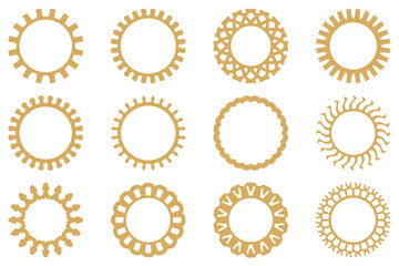 Decorative ornament frame set design