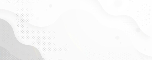 ライトグレーの背景にシンプルな幾何学模様