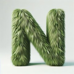 Grass green letters