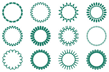 Decorative ornament frame set design