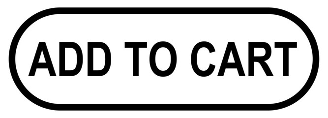 Add to Cart Web UI Button Isolated on Transparent Background. Vector Illustration.