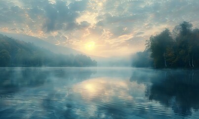 Fototapeta premium Calm lake
