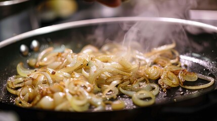 Cook the onions in a frying pan