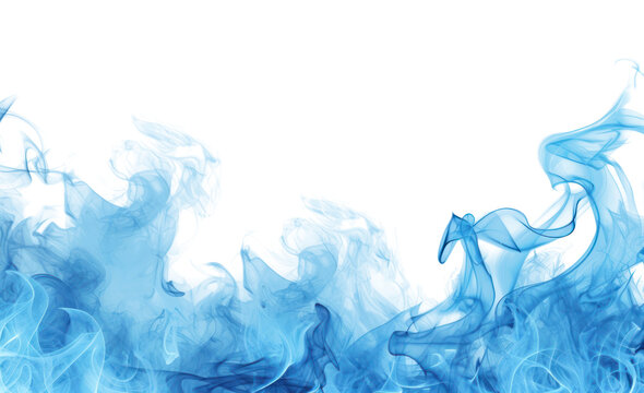PNG Blue flame bottom border backgrounds smoke abstract.