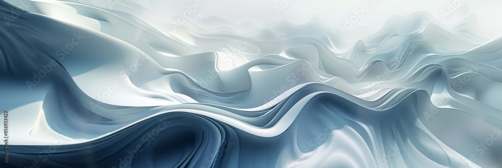 Aufkleber distorted fragmented waves arranged in a surreal and abstract arrangement.