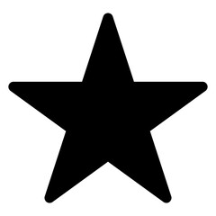 star  glyph  icon vector illustration isolated on white background