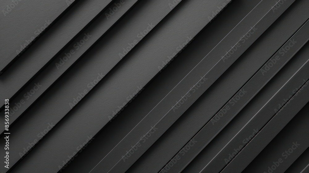 Poster abstract design with dark, geometrical overlapping layers, presenting a modern and minimalist textur