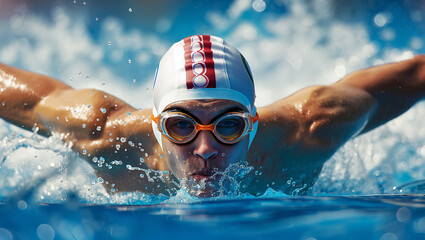 Champion Swimmer at the Olympic Games
