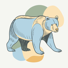 cartoon polar bear
