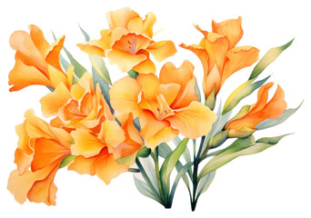 Obraz premium PNG Gladiolus flower petal plant.