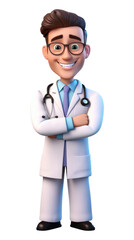 Fototapeta premium PNG Doctor stethoscope protection expertise.