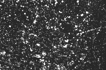 Black and white grunge. Distress overlay texture. Abstract surface dust and rough dirty wall background concept. Worn, torn, weathered effect. Vector illustration, EPS 10.