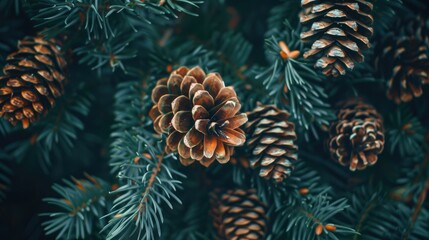 Close proximity of healing pine cones and balsam
