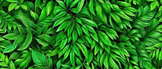 Leaf background. Green leaf patern background