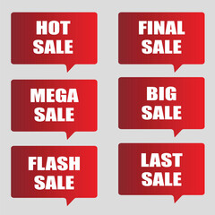 Red Sale Banner Collection