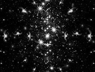 Naklejka premium Imaginatory fractal abstract background Image