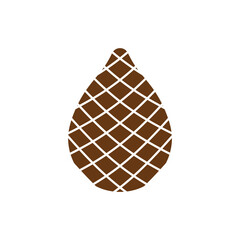 salak flat design vector illustration isolated on white background. sweet tropical snake fruit. Exotic vegan food in flat detailed vector style for packaging, designs, decorative elements