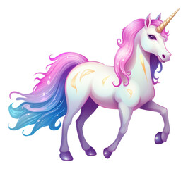 PNG Unicorn cartoon animal mammal.