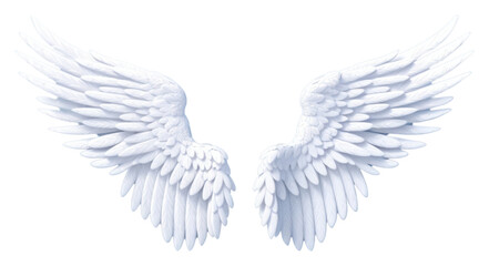 Fototapeta premium PNG Angel wings shaped is a cloud bird archangel mid-air.