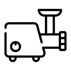 meat grinder line icon