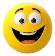 Fototapeta premium PNG Emoticon cartoon face toy.