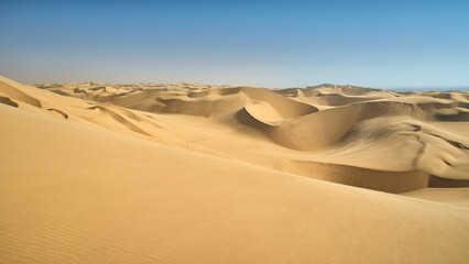 Dunes near Walvis Bay in Namibia