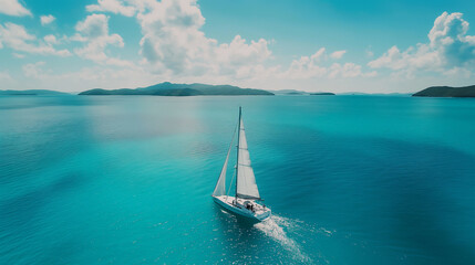 Sailing in the Whitsunday Islands