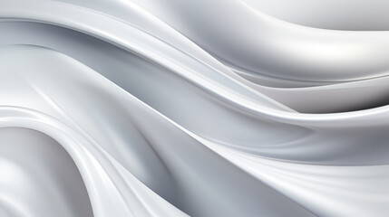 Futuristic White Wavy Background Design