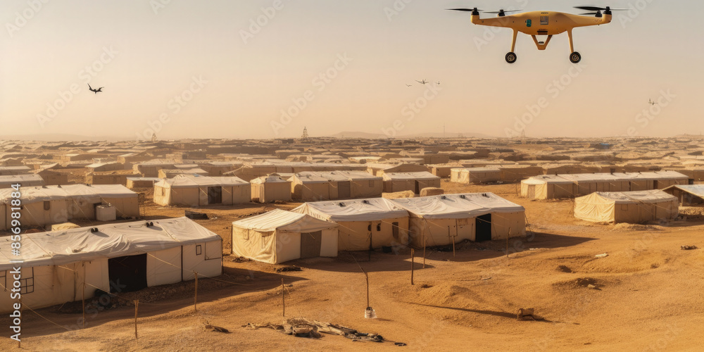 Poster Drone delivery system