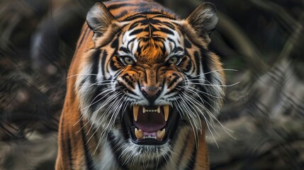 Obraz premium Angry Tiger