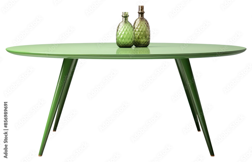 Poster png table furniture green transparent background.