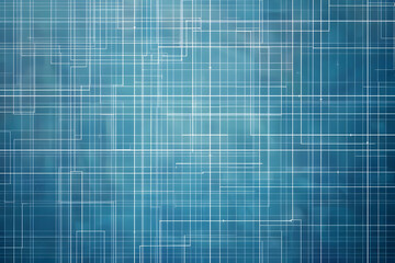 Detailed blueprint background featuring blue lines and grids.