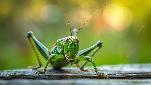 grasshopper posing , saltamonte posando